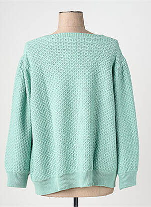 Gilet manches longues col rond vert C'EST BEAU LA VIE femme