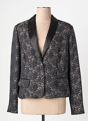 Blazer col châle noir CONCEPT K femme
