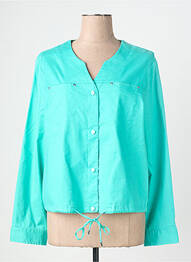 Veste casual col rond vert DIANE LAURY femme