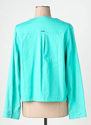 Veste casual col rond vert DIANE LAURY femme
