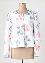 Veste chic tissage crêpe blanc GREGORY PAT femme