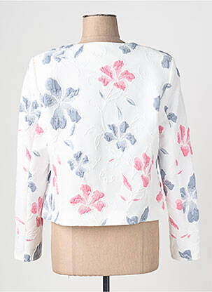 Veste chic tissage crêpe blanc GREGORY PAT femme