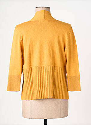 Gilet manches longues manches 3/4 jaune CONCEPT K femme