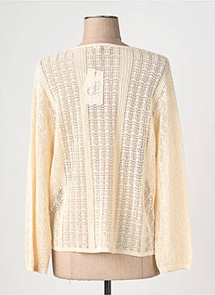 Gilet manches longues stretch beige DIANE LAURY femme