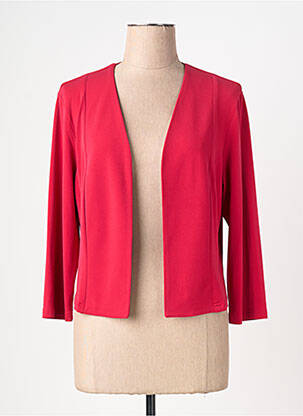 Veste casual coupe cintrée rouge GREGORY PAT femme
