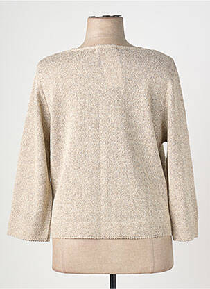 Gilet manches longues manches 3/4 beige GRIFFON femme