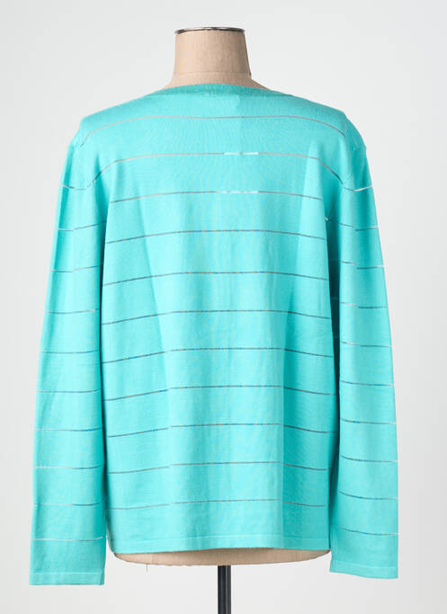 Gilet manches longues stretch bleu DIANE LAURY femme