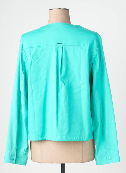 Veste casual col rond vert DIANE LAURY femme