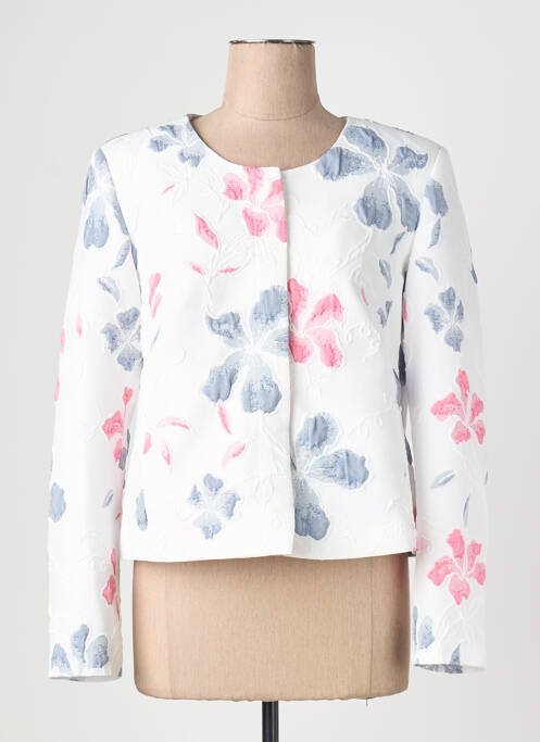 Veste chic tissage crêpe blanc GREGORY PAT femme