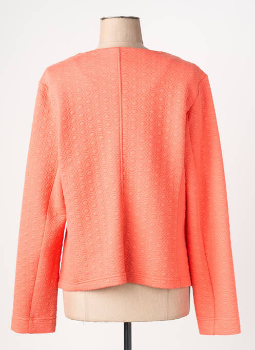 Veste casual col rond orange DIANE LAURY femme