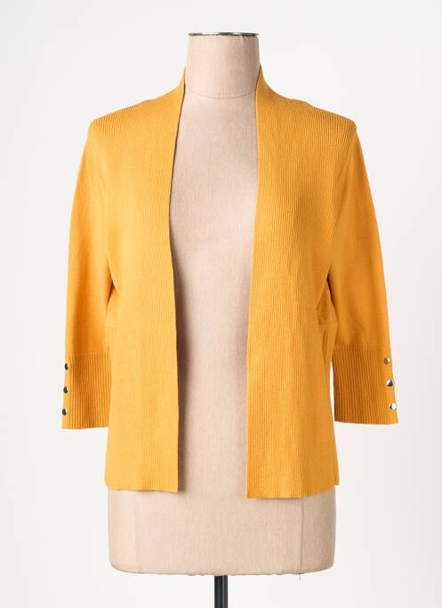 Gilet manches longues manches 3/4 jaune CONCEPT K femme