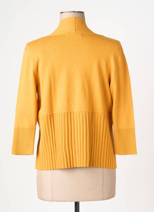 Gilet manches longues manches 3/4 jaune CONCEPT K femme
