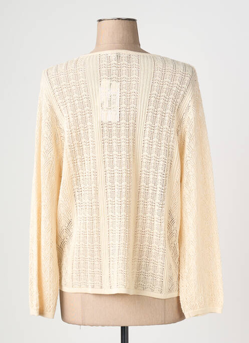 Gilet manches longues stretch beige DIANE LAURY femme