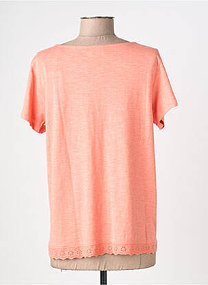 Chemisier coupe droite manches courtes orange C'EST BEAU LA VIE femme