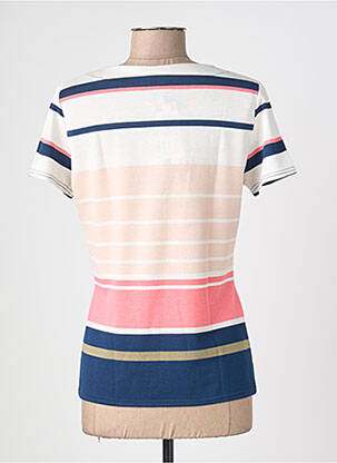 T-shirt stretch manches courtes beige GEVANA femme