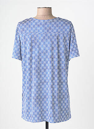 T-shirt imprimé fantaisie manches courtes bleu DIANE LAURY femme