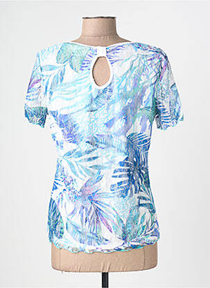 T-shirt imprimé fantaisie manches courtes bleu DIANE LAURY femme