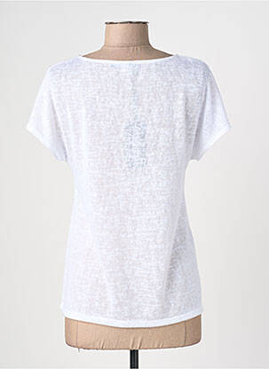 Top stretch manches courtes blanc TELMAIL femme