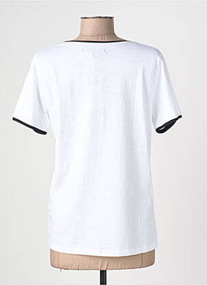 T-shirt imprimé fantaisie manches courtes blanc TELMAIL femme