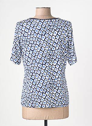 T-shirt stretch manches courtes bleu TELMAIL femme