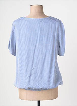 Blouse manches courtes manches courtes bleu TELMAIL femme