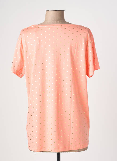 T-shirt coupe droite manches courtes orange KATMAI femme