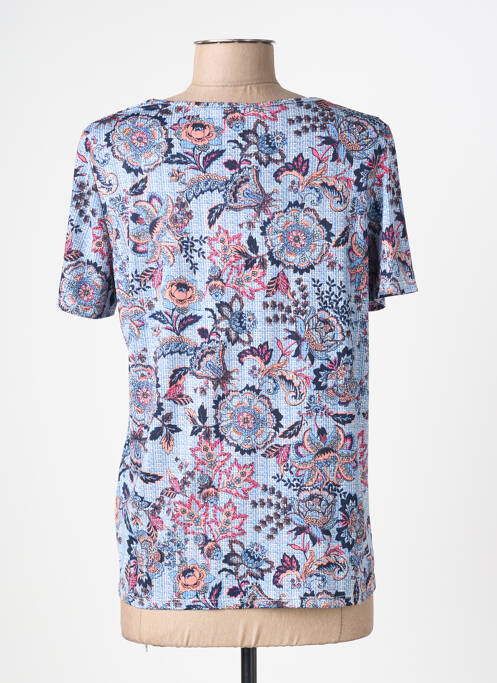 T-shirt imprimé fantaisie manches courtes bleu DIANE LAURY femme