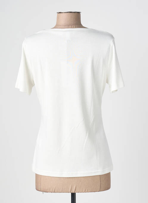 T-shirt imprimé fantaisie manches courtes blanc MERI & ESCA femme