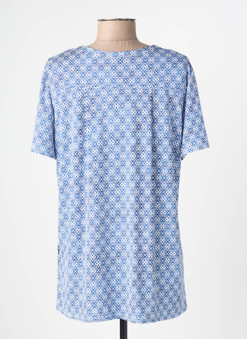 T-shirt imprimé fantaisie manches courtes bleu DIANE LAURY femme
