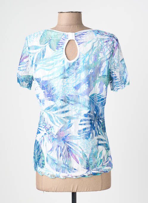 T-shirt imprimé fantaisie manches courtes bleu DIANE LAURY femme