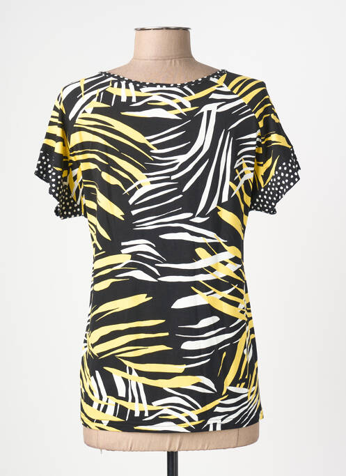 T-shirt coupe droite manches courtes noir TELMAIL femme