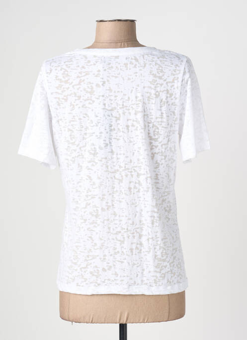 T-shirt imprimé fantaisie manches courtes blanc TELMAIL femme