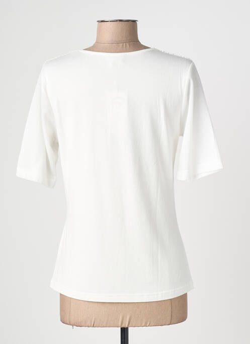 T-shirt imprimé fantaisie manches courtes blanc TELMAIL femme