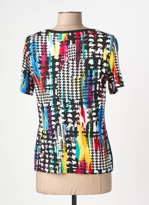 T-shirt imprimé fantaisie manches courtes noir TELMAIL femme