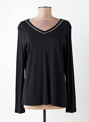 T-shirt manches longues manches longues noir DIANE LAURY femme