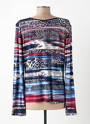T-shirt manches longues manches longues bleu GRIFFON femme