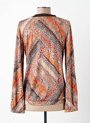 T-shirt manches longues manches longues orange DIANE LAURY femme
