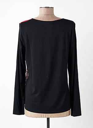 Top coupe cintrée manches longues noir DIANE LAURY femme