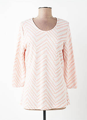 T-shirt manches 3/4 manches 3/4 rose JENSEN femme