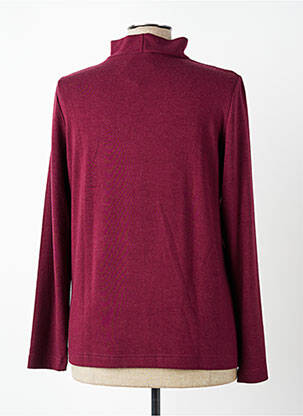 Sous-pull stretch manches longues rouge GRIFFON femme