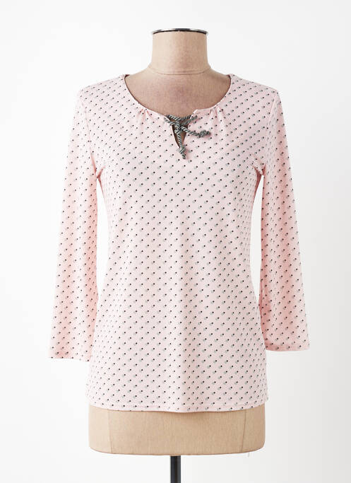 Top coupe fluide manches 3/4 rose DIANE LAURY femme