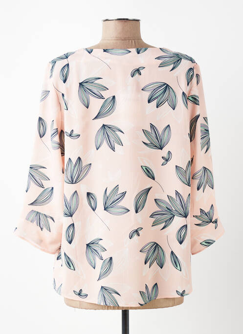 Blouse imprimé fleurs manches 3/4 rose DIANE LAURY femme