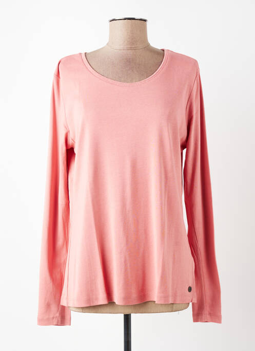 T-shirt manches longues manches longues rose C'EST BEAU LA VIE femme