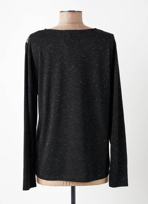 Top stretch manches longues noir KATMAI femme