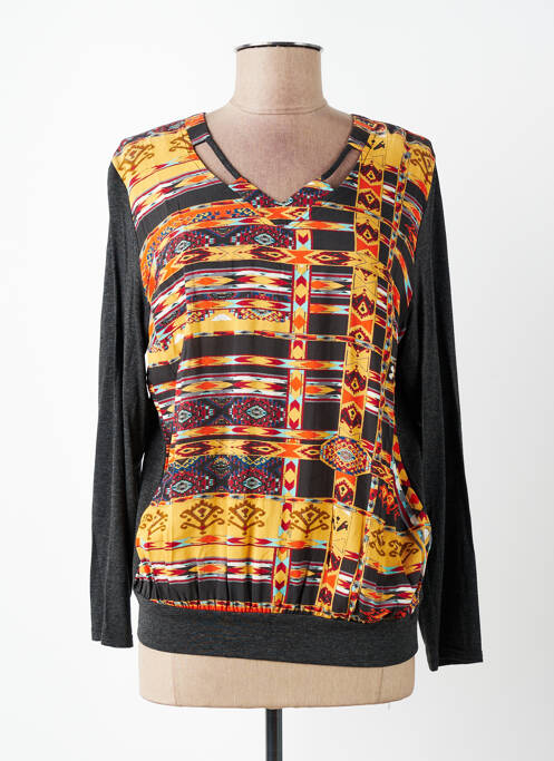 T-shirt manches longues manches longues gris DIANE LAURY femme