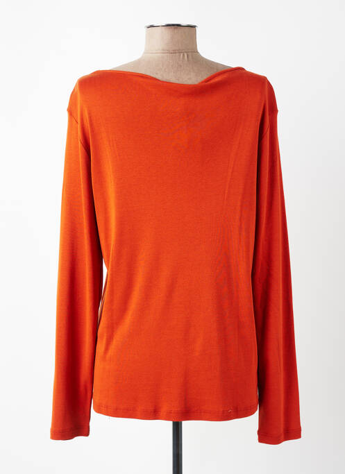T-shirt manches longues manches longues orange DIANE LAURY femme