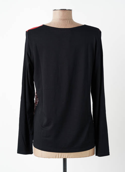 Top coupe cintrée manches longues noir DIANE LAURY femme