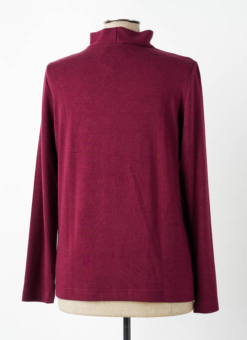 Sous-pull stretch manches longues rouge GRIFFON femme