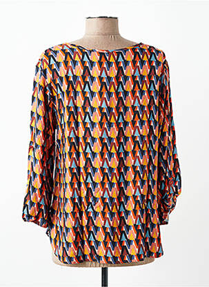 Blouse manches 3/4 manches 3/4 jaune GEVANA femme
