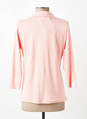 Chemisier coupe cintrée manches 3/4 rose I.ODENA femme
